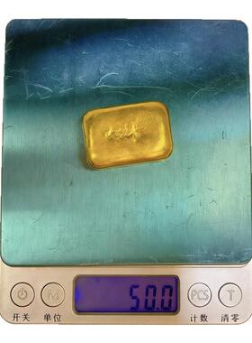 正品孟加拉赤金金条巴布亚赤金原料火烧不变色孟加拉金500克金条