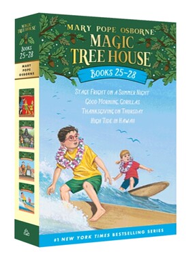 正版 神奇树屋 英文原版25-28册 Magic Tree House 9-12 英语探险文学小说美国中学生课外阅读章节桥梁书 magictreehouse儿童图书