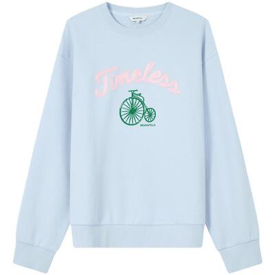 滨波甜美休闲长袖卫衣情侣款