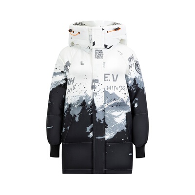 儿童中长款加厚男童保暖羽绒服