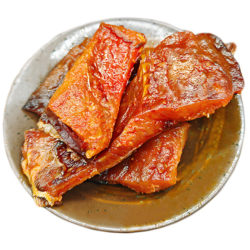 三公仔爆辣鱼尾手撕鱼排湖南特产辣鱼块麻辣熟食休闲食品零食小吃