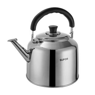 苏泊尔304不锈钢烧水壶大容量鸣笛开水壶家用煤气燃气电磁炉通用