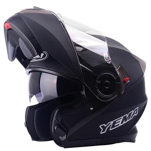 3C认证野马摩托车头盔男揭面盔冬季四季通用双镜机车全盔安全帽女