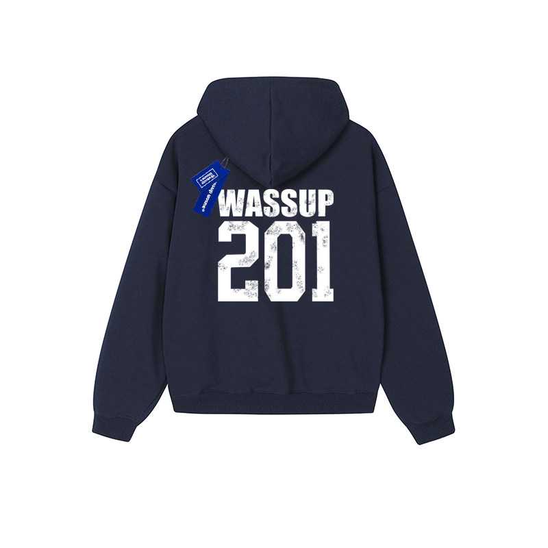 WASSUP潮牌男士卫衣季少年感上衣