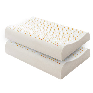 一对装泰国进口乳胶枕头官方正品护颈椎助睡眠成人天然橡胶双枕芯