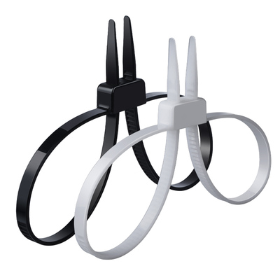 扎带自锁式双扣尼龙双头塑料卡扣