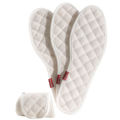 艾草棉麻除臭鞋垫女小码夏季防臭