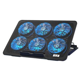 笔记本散热器底座电脑支架游戏本办公垫板14寸15.6寸手提排风扇风冷水冷压风式静音通用17寸以下吹风可调速