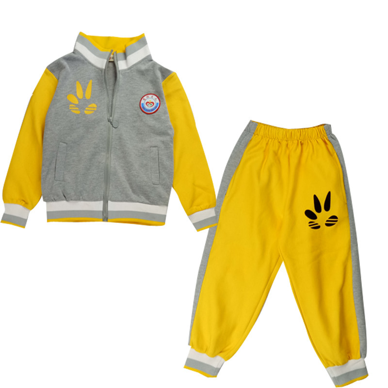 幼儿园园服春秋套装新款纯棉幼儿园校服教师中小学生运动两件套