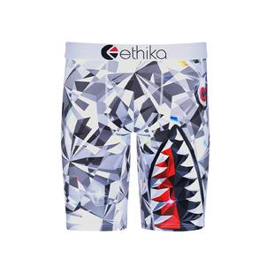 Ethika【鲨鱼系列】男士内裤运动速干透气送男友保暖加长平角裤