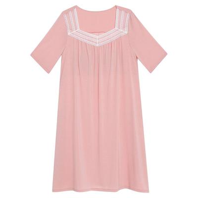 【冰牛奶系】爱慕抗菌短袖短裤带胸垫莫代尔睡裙睡衣女家居服套装