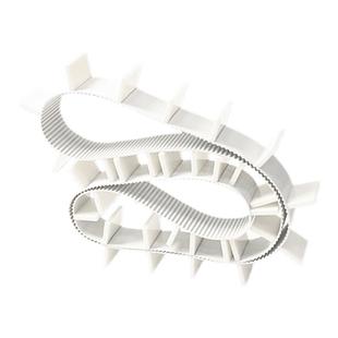 加档板同步带皮带 装盒机分拣机加档块板打孔螺母假齿传动同步带