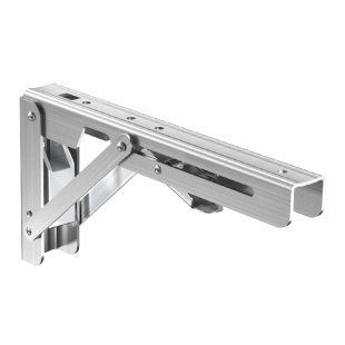 304不锈钢墙上可折叠活动伸缩隔板置物架三角架层板托架重型支架