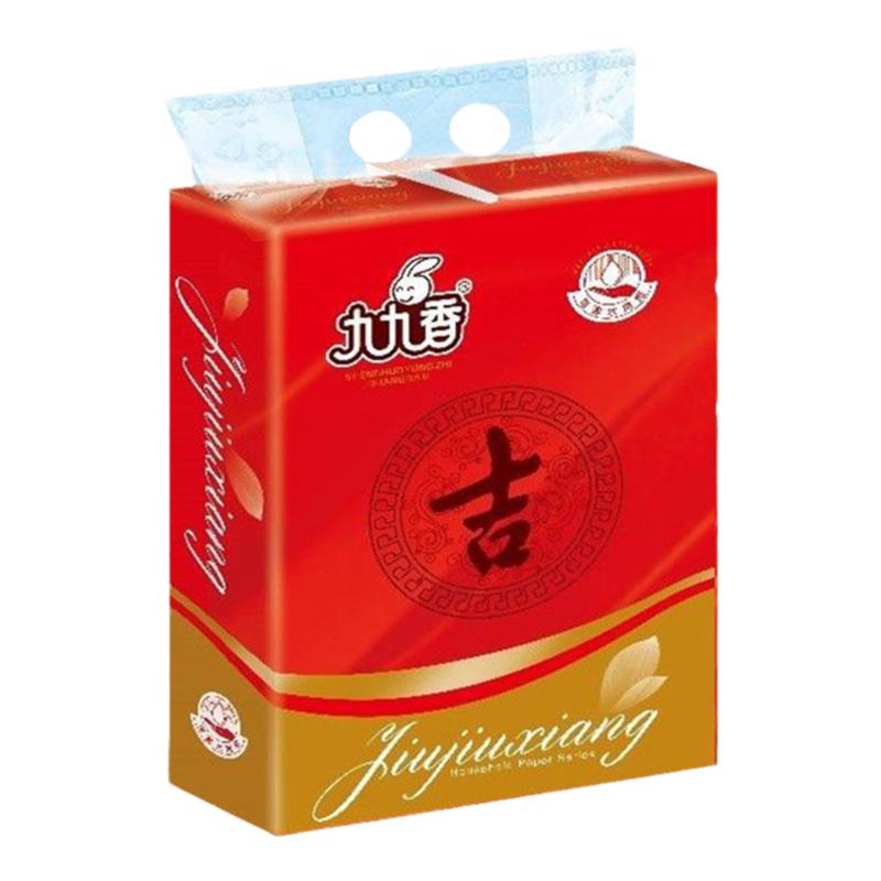 九九香吉祥80包抽纸巾420家庭装