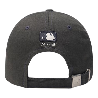 MLB棒球帽男帽女帽防晒运动帽休闲帽鸭舌帽软顶遮阳灰色3ACP7701N