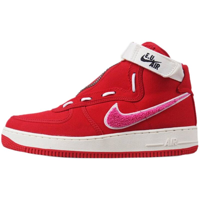 虎牙球鞋Nike情人节大红色系带