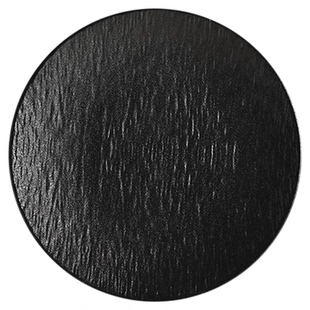 磨砂石纹陶瓷盘子高级感浅盘大号西餐盘牛排盘北欧圆盘平盘轻奢