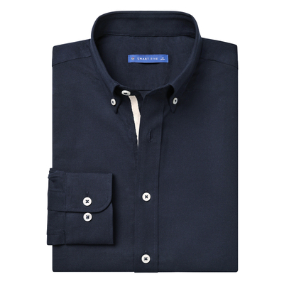 时尚拼接牛津纺男款商务衬衫长袖