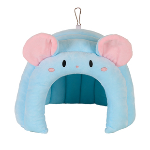 我和它荷兰猪豚鼠躲避屋兔子窝无底棉窝保暖睡窝过冬神器侏儒兔