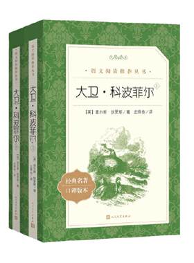 当当正版 大卫科波菲尔(上下)2册 人民文学出版社 经典名著口碑版本 原著正版书籍世界文学名著 人文版 名家名译畅销书籍