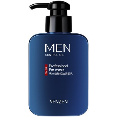 男士劲肤控油洁面乳清爽梵贞