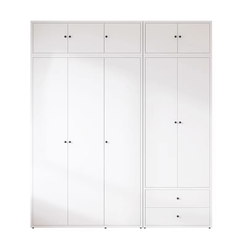 钢制衣柜出租房小户型家用简易组装儿童衣橱卧室金属储物柜收纳柜