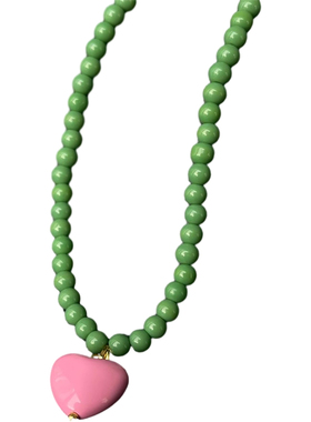 高级感小众项链爱心甜酷锁骨链