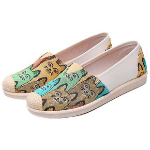 女鞋老北京布鞋单鞋2026春夏中老年休闲网红帆布鞋渔夫鞋防滑软底