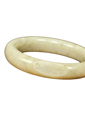 和田玉糖玉籽料手镯复古哑光老熟