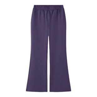Skechers/斯凯奇正品春秋款女士刺绣松紧简约针织长裤L225W110