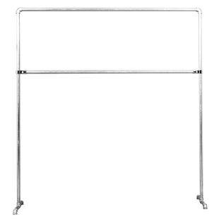 包邮一寸镀锌钢管晾衣架落地单双杆挂衣架阳台凉晒被水管衣服架子