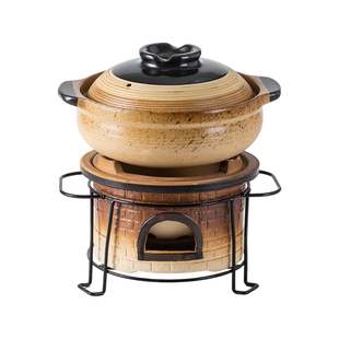 家用大号老式土陶砂锅套装燃气灶专用耐高温干烧不裂炖汤锅打边炉