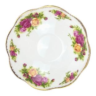 外贸出口高骨瓷堆金皇家伯特乡村玫瑰点心盘各种菜盘精致高端轻奢