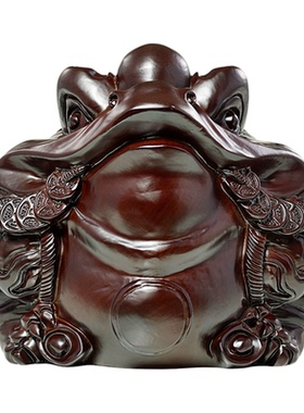 手工匠人客厅金蟾黑檀中式