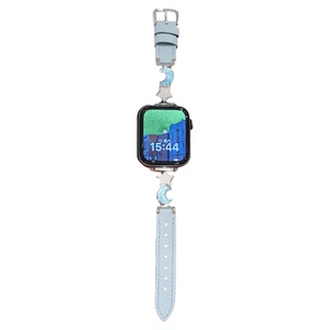 星月荔枝纹真皮适用iwatch表带