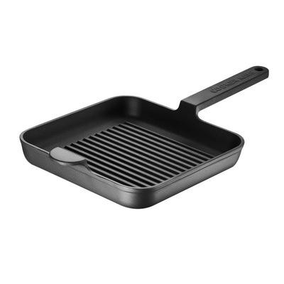 炊大皇牛排煎锅无涂层条纹铸铁平底锅电磁炉燃气通用煎牛排专用锅