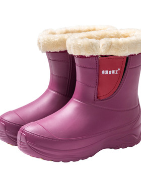 中老年雪地靴女冬季加绒加厚保暖