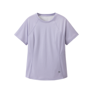 蕉下女士速干户外T恤春夏凉感冰丝运动上衣遮热透气山系纯色短袖