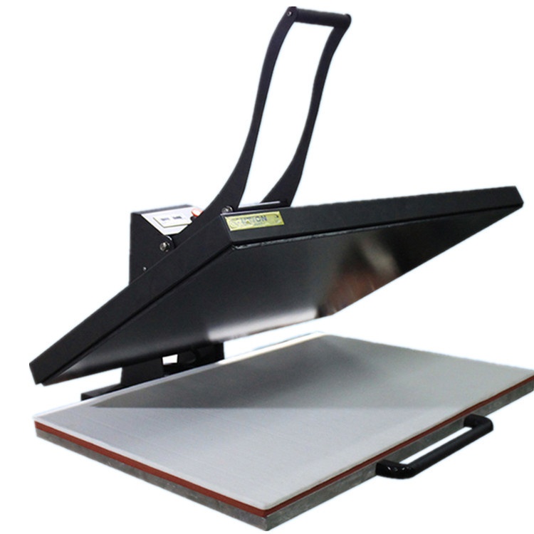 源头厂家大幅面80x100烫画机 抽拉式平板压烫广告布抱枕热转印机