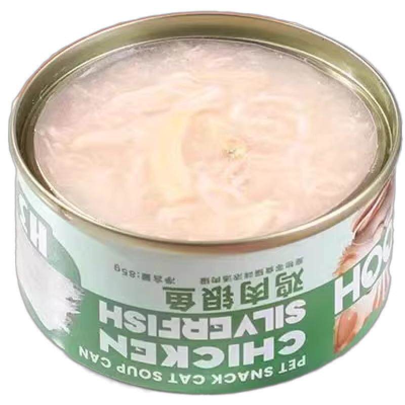 呼噜猫猫罐头鸡肉丝汤金枪鱼撞奶昔罐头补水发腮增肥85g全阶段