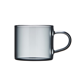 玻璃茶杯小杯子小玻璃杯带把品茗杯功夫小茶杯6只装茶具喝茶的杯