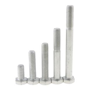 高强度8.8级达克罗外六角螺栓国标螺丝M12M16M20六角头螺栓