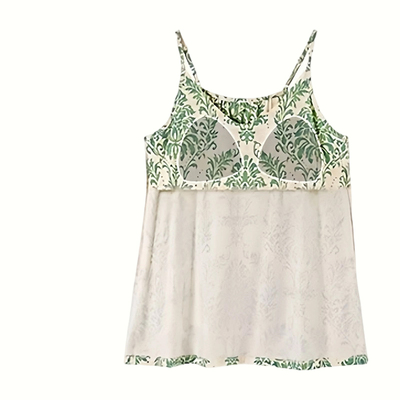 kola kola度假风吊带睡衣女夏季优可丝带胸垫家居服套装BT1034