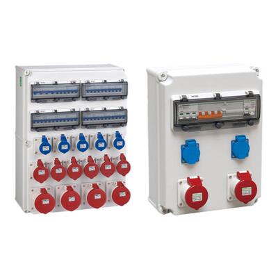 菲达户外塑料防水盒开关箱IP65欧式检修插座电源箱 动力配电箱