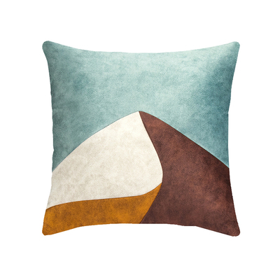 山脉拼接科技布抱枕别墅沙发靠枕