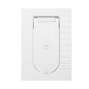 带盖板蹲便器一体翻盖蹲坑式便池隐形家用大便盆防臭蹲厕水箱套装