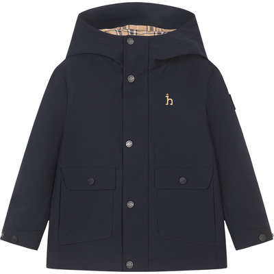 hazzys男童抗静电加绒厚外套