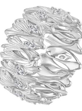 VEKE「繁花里」戒指轻奢高级感女小众设计异形指环