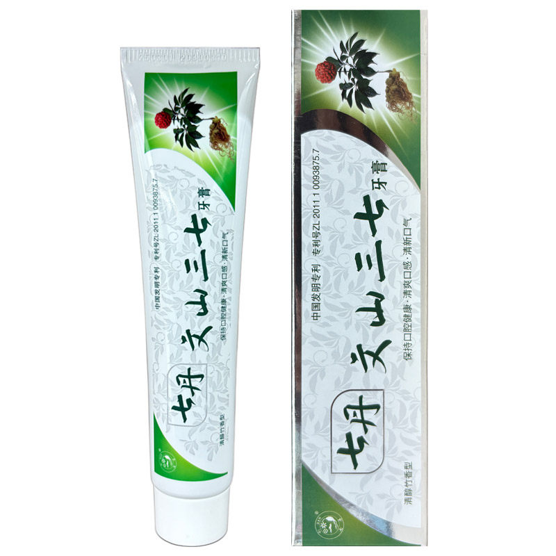七丹三七牙膏牙龈肿痛出血4支装