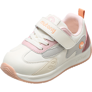 牧童童鞋学步鞋2025秋冬新款女童软底宝宝鞋幼儿轻便皮面鞋子男童